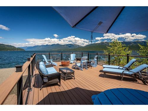 285 Kootenay Lake Road, Procter, BC - Outdoor With Body Of Water With Deck Patio Veranda With View