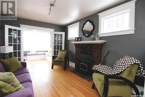 179 Angus Crescent, Regina, SK - Indoor With Fireplace