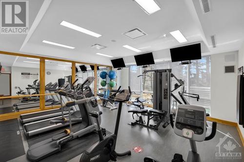 38 Metropole Private Unit#3001, Ottawa, ON - Indoor Photo Showing Gym Room