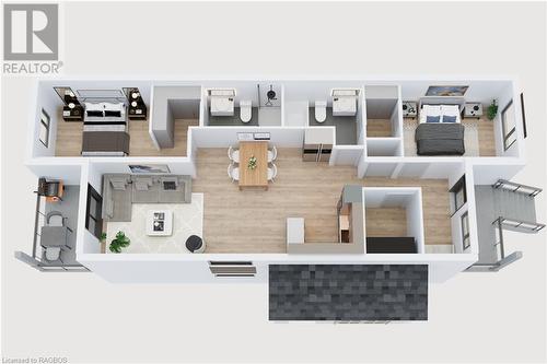Artist rendering- Not exactly as shown - 440 Wellington St Ll E Unit# 3, Mount Forest, ON - Other