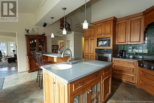 8191 Route 102, Public Landing, NB - Indoor Photo Showing Kitchen With Double Sink