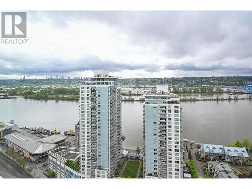 3301 900 Carnarvon Street, New Westminster, BC - Outdoor With Body Of Water With View