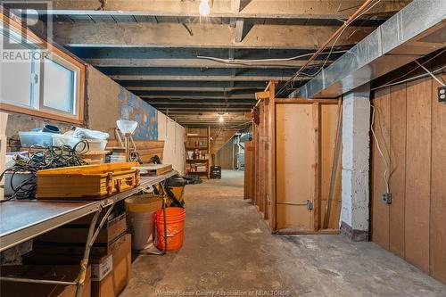 449 Curry Avenue, Windsor, ON - Indoor Photo Showing Basement