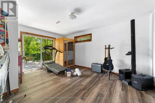 1885 Shelter Valley Rd, Alnwick/Haldimand, ON - Indoor Photo Showing Gym Room