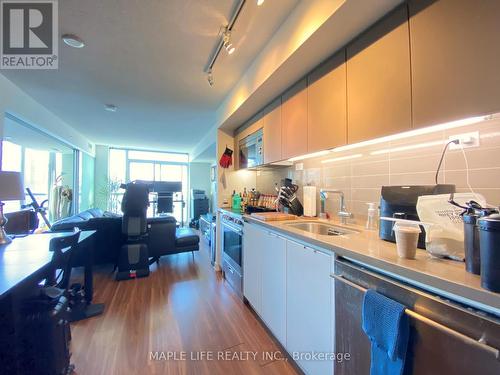 1111 - 85 Queens Wharf Road, Toronto, ON - Indoor Photo Showing Kitchen With Double Sink