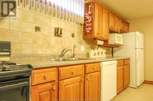 52 Danforth, Leamington, ON - Indoor Photo Showing Kitchen With Double Sink