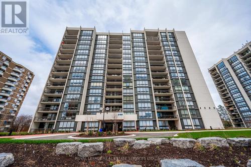 1208 - 2185 Marine Drive, Oakville, ON - Outdoor With Balcony With Facade