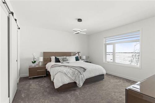 251 Yellow Moon Crescent, Winnipeg, MB - Indoor Photo Showing Bedroom