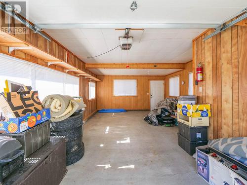 1160 West Fraser Road, Quesnel, BC - Indoor Photo Showing Garage