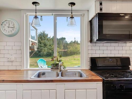 6561 Walker Rd, Port Alberni, BC - Indoor Photo Showing Kitchen With Double Sink