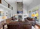 835 Bluffs Dr, Qualicum Beach, BC  - Indoor Photo Showing Living Room With Fireplace 