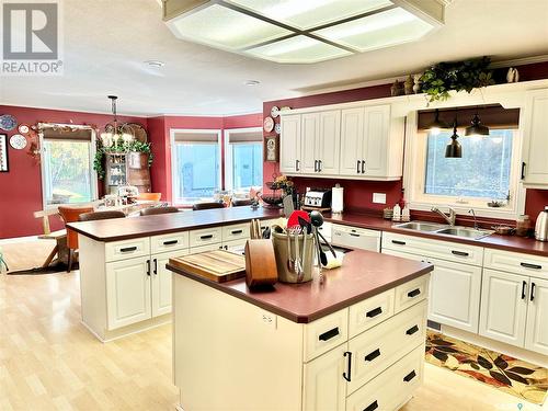 Park Valley Acreage, Canwood Rm No. 494, SK - Indoor Photo Showing Kitchen With Double Sink