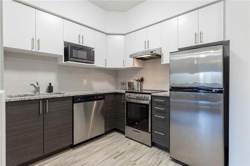 77 Leland Street|Unit #304, Hamilton, ON - Indoor Photo Showing Kitchen