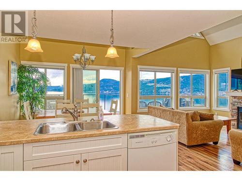 6723 La Palma Loop Unit# 242 Lot# 242, Fintry, BC - Indoor Photo Showing Kitchen With Double Sink