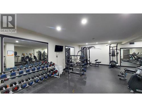 6723 La Palma Loop Unit# 242 Lot# 242, Fintry, BC - Indoor Photo Showing Gym Room