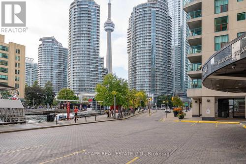 #2411 -77 Harbour Sq, Toronto, ON - Outdoor With Balcony With Facade