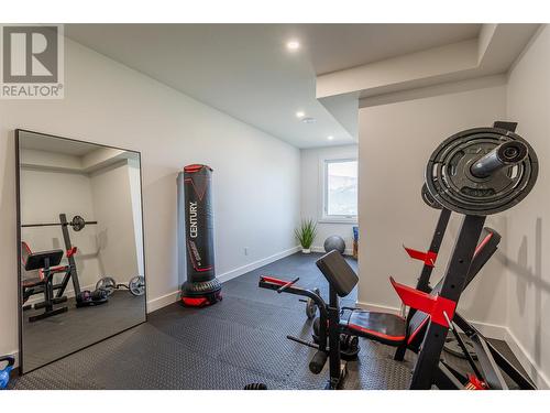 241 Twin Lakes Road, Enderby, BC - Indoor Photo Showing Gym Room