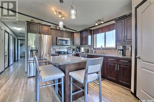 Ludwig Acreage, Lumsden Rm No. 189, SK - Indoor Photo Showing Kitchen With Double Sink