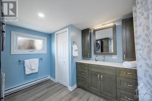 Updated bath in 2022.  Lots of cupboards for storage. - 171 Gardiner Shore Road, Carleton Place, ON - Indoor Photo Showing Bathroom