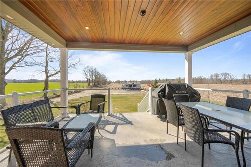 940 Concession 8 W, Flamborough, ON - Outdoor With Deck Patio Veranda With View With Exterior