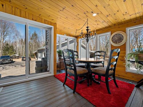 Veranda - 391 Ch. Des Fondateurs, Lac-Saguay, QC - Outdoor With Deck Patio Veranda With Exterior