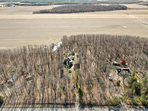 Aerial photo - 128 Mtée De La Grande-Ligne, Saint-Urbain-Premier, QC - Outdoor With View