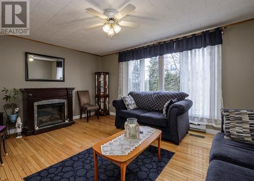 34 Church Road, Dunville / Placentia Bay, NL - Indoor Photo Showing Living Room With Fireplace