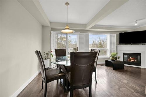 2151 Walkers Line|Unit #10, Burlington, ON - Indoor Photo Showing Dining Room With Fireplace