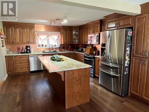 2 Wireless Road, Botwood, NL - Indoor Photo Showing Kitchen With Stainless Steel Kitchen