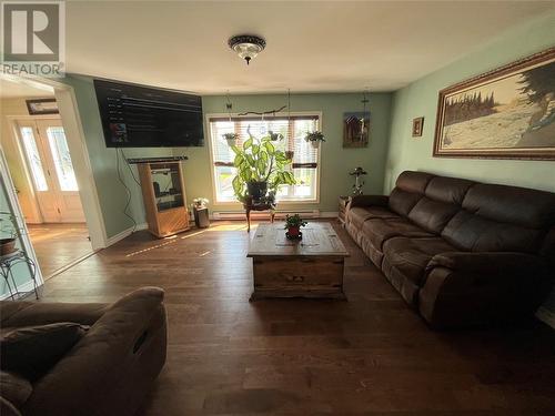 2 Wireless Road, Botwood, NL - Indoor Photo Showing Living Room With Fireplace