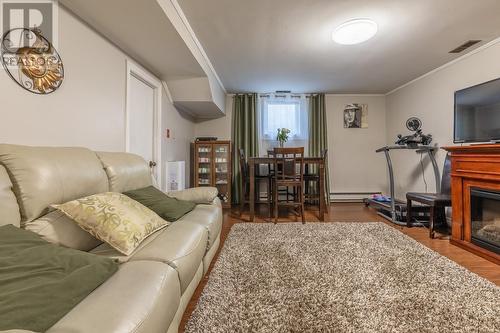 173 Reid Street, Corner Brook, NL - Indoor Photo Showing Living Room With Fireplace