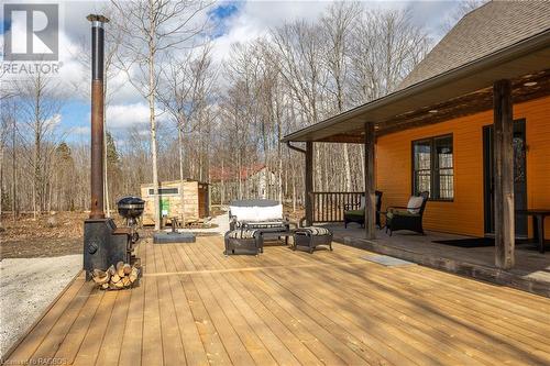 1019 Bruce Road 9, South Bruce Peninsula, ON - Outdoor With Deck Patio Veranda With Exterior