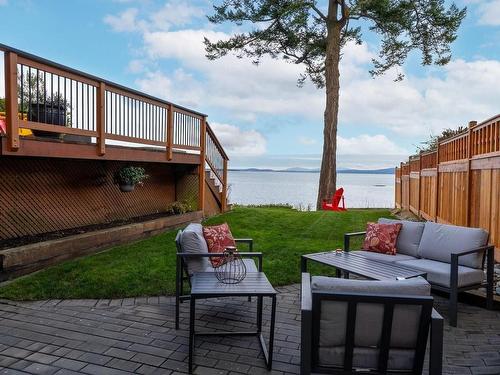 4935 Cordova Bay Rd, Saanich, BC - Outdoor With Body Of Water With Deck Patio Veranda