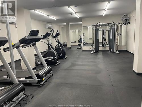 531 Pelissier Street Unit# 405, Windsor, ON - Indoor Photo Showing Gym Room