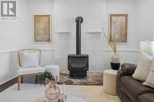 736 Wallis Drive, Peterborough, ON - Indoor With Fireplace