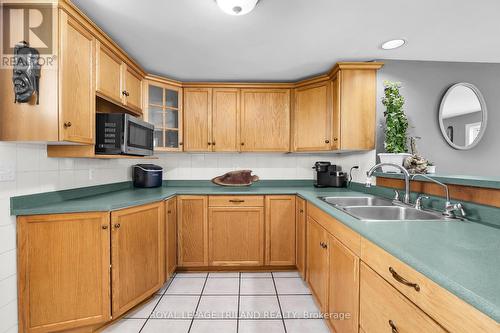 23722 Old Airport Rd, Southwest Middlesex, ON - Indoor Photo Showing Kitchen With Double Sink