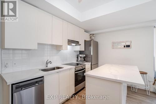 #401 -408 Browns Line, Toronto, ON - Indoor Photo Showing Kitchen With Stainless Steel Kitchen With Upgraded Kitchen