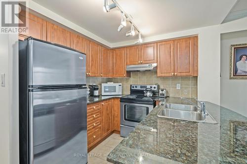 1206 - 9 George Street N, Brampton, ON - Indoor Photo Showing Kitchen With Double Sink