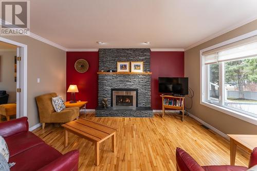 2670 Lyndridge Place, Prince George, BC - Indoor Photo Showing Living Room With Fireplace