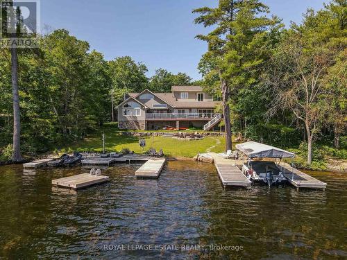 2377 Orimat Rd, Severn, ON - Outdoor With Body Of Water With Deck Patio Veranda