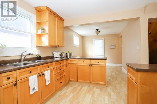 306 Pine St, Sault Ste. Marie, ON - Indoor Photo Showing Kitchen With Double Sink