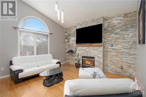 102 Stoneway Drive, Ottawa, ON - Indoor Photo Showing Other Room With Fireplace