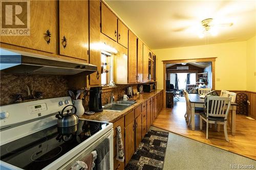 13 Fort Road, Perth-Andover, NB - Indoor Photo Showing Kitchen With Double Sink