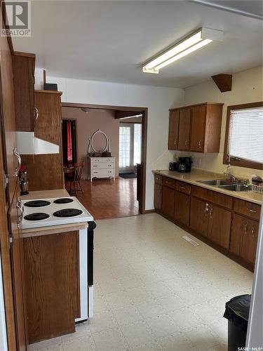 330 1St Avenue N, Big River, SK - Indoor Photo Showing Kitchen With Double Sink