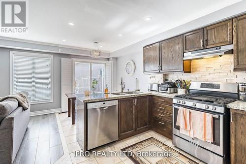107 Mowat Cres, Halton Hills, ON - Indoor Photo Showing Kitchen With Double Sink