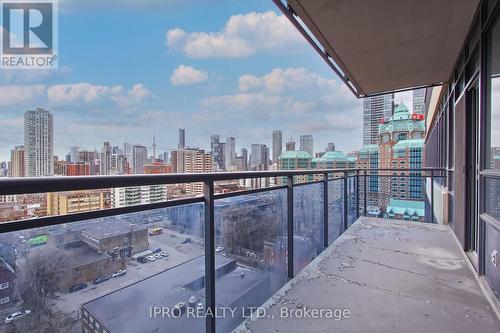 1205 - 28 Linden Street, Toronto, ON - Outdoor With Balcony With View