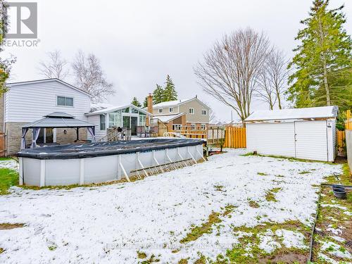 12 Mckeown Street, New Tecumseth, ON - Outdoor With Above Ground Pool