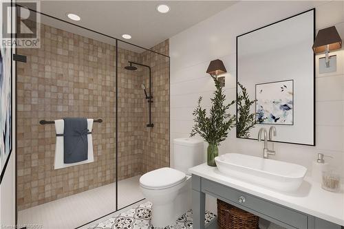Artist rendering- Not exactly as shown - 440 Wellington Street E Unit# 6, Mount Forest, ON - Indoor Photo Showing Bathroom