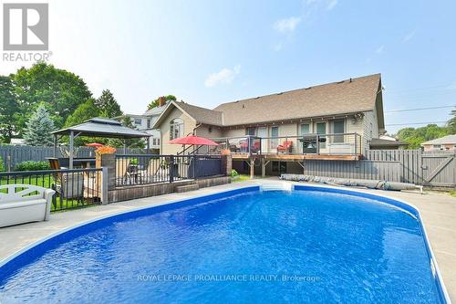 354 St Joseph St, Tweed, ON - Outdoor With In Ground Pool With Deck Patio Veranda With Backyard