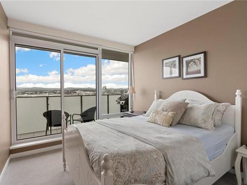 1506-707 Courtney St, Victoria, BC - Indoor Photo Showing Bedroom